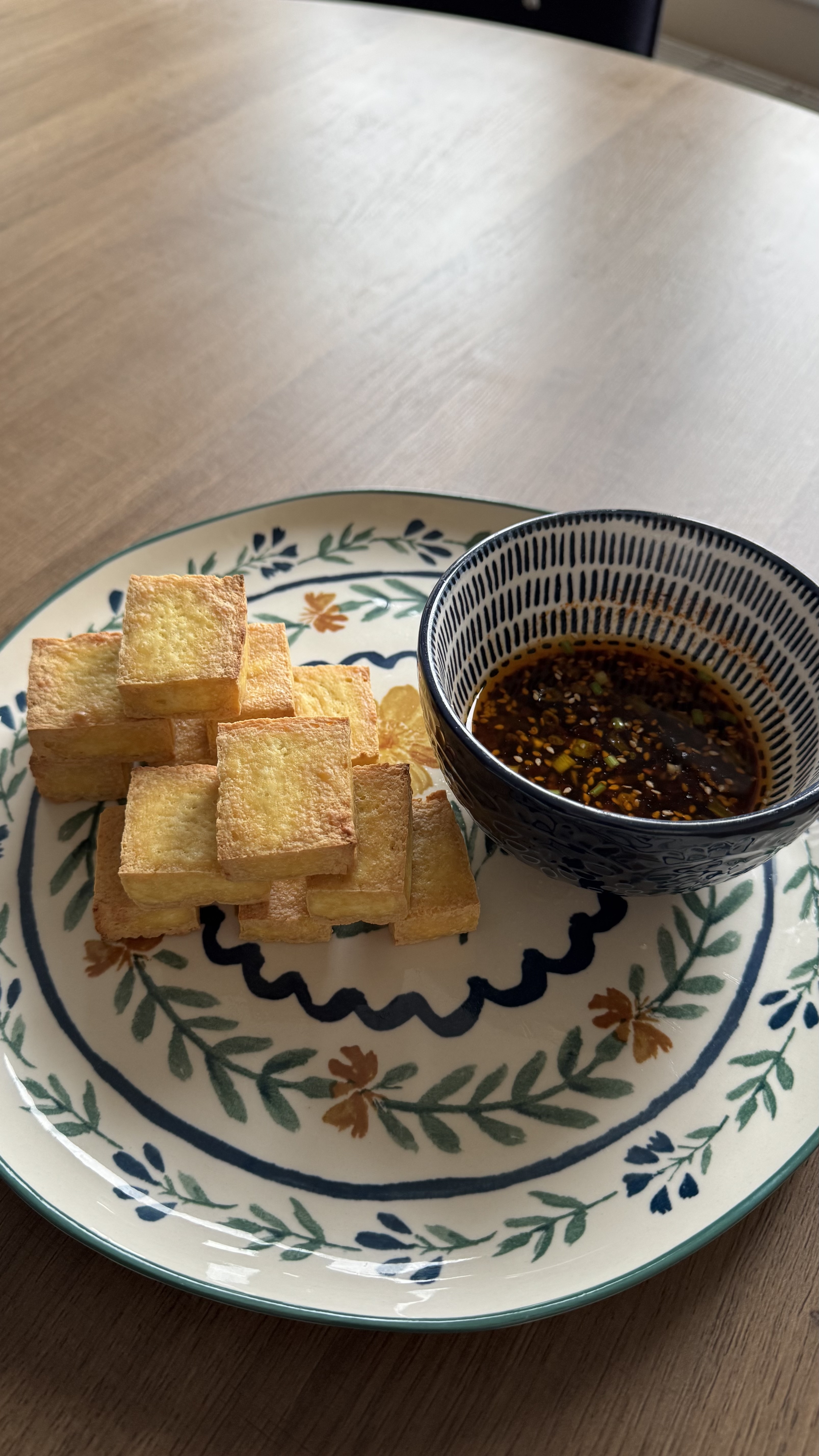 Golden Crispy Tofu (Air Fryer, No Flip)