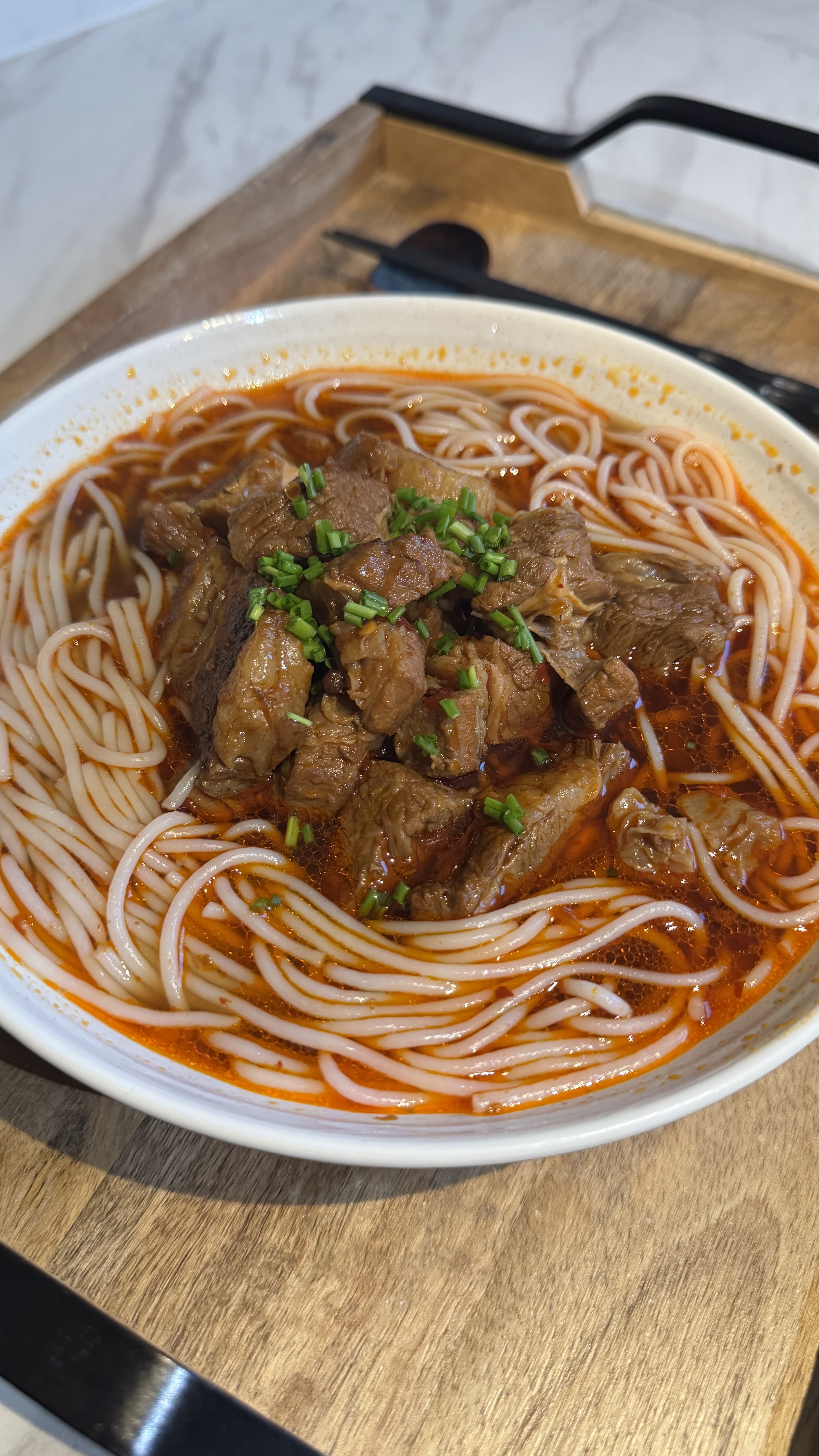 Braised Beef Rice Noodle Soup